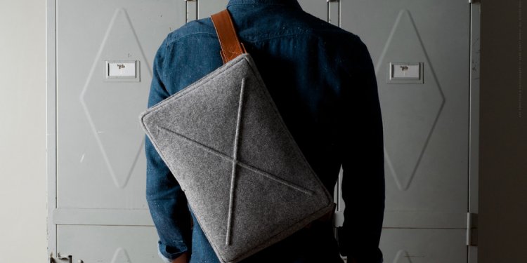 Leather Messenger Bag for iPad